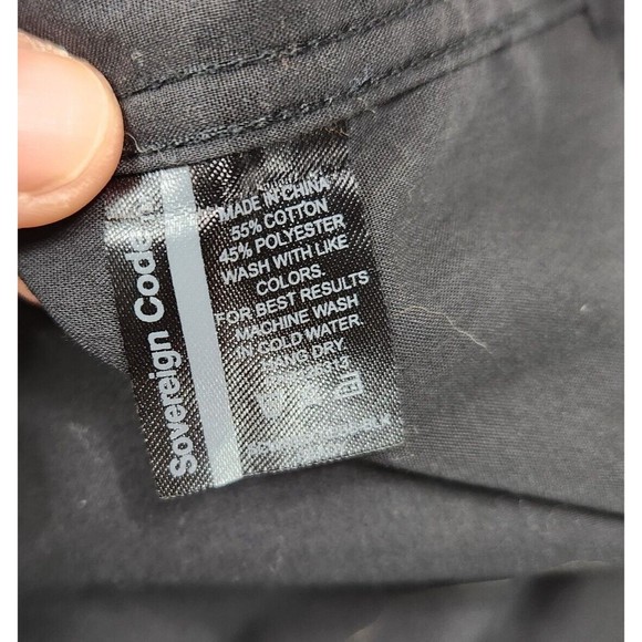 Sovereign Code Big Boys XL 18/20 Black Gray Button Down Long Sleeve Shirt - Picture 7 of 7